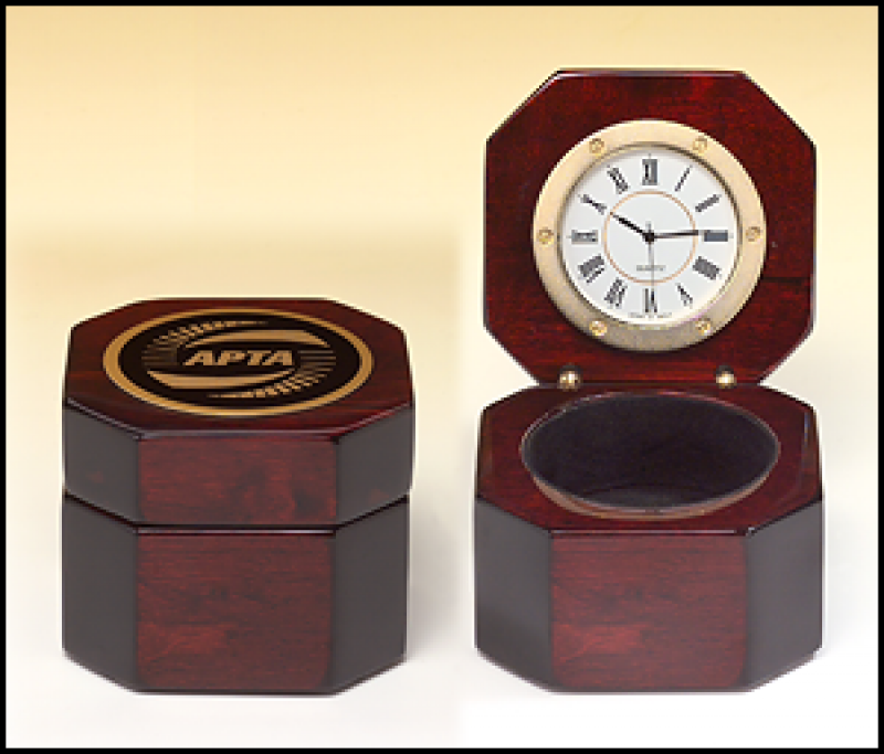 Jewelry Box Clock Glendora Trophy