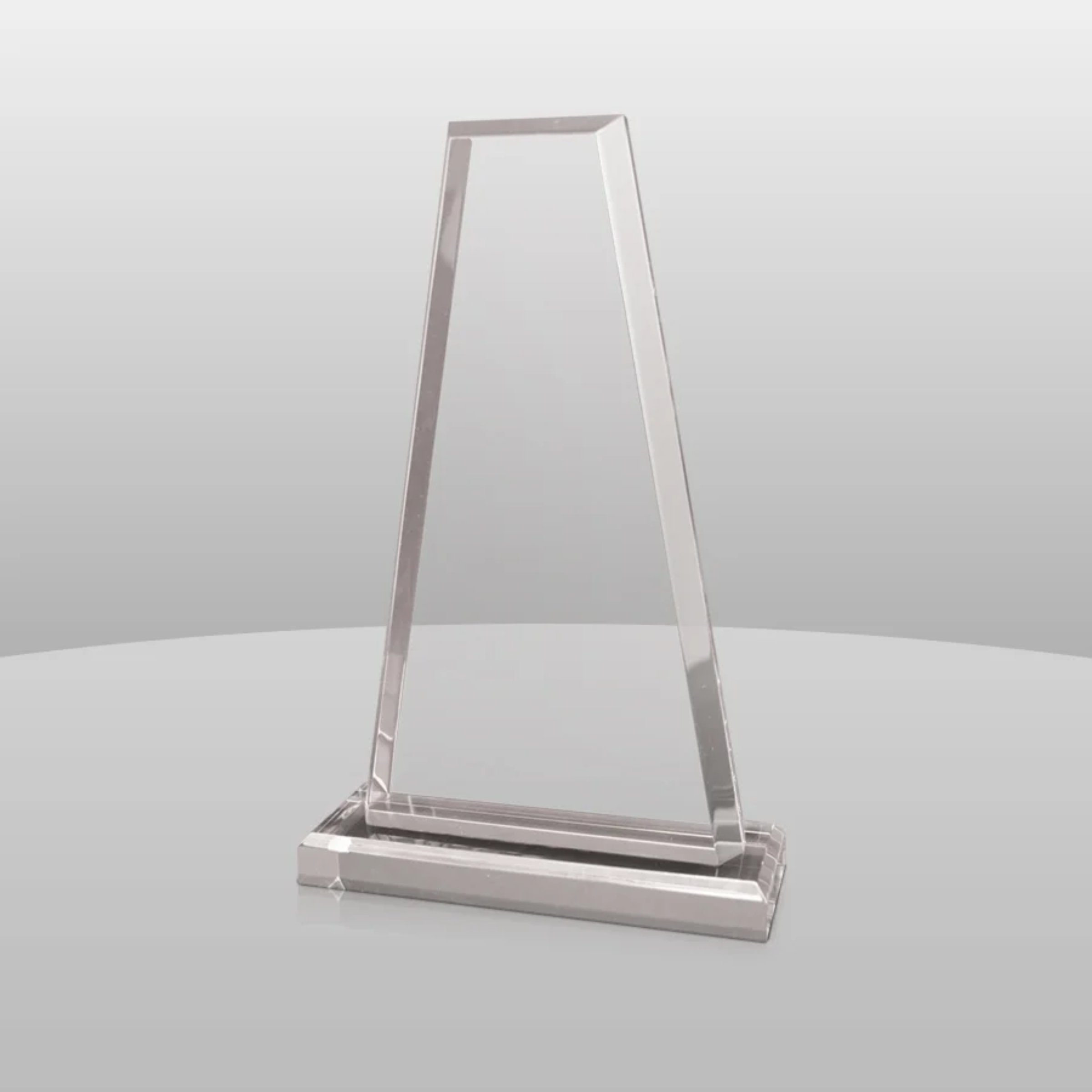 Obelisk acrylic award with striking design