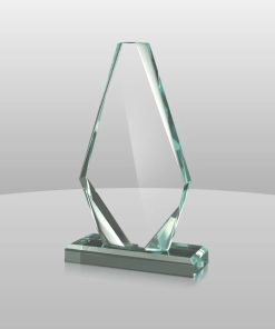 jade acrylic award with sleek and modern design