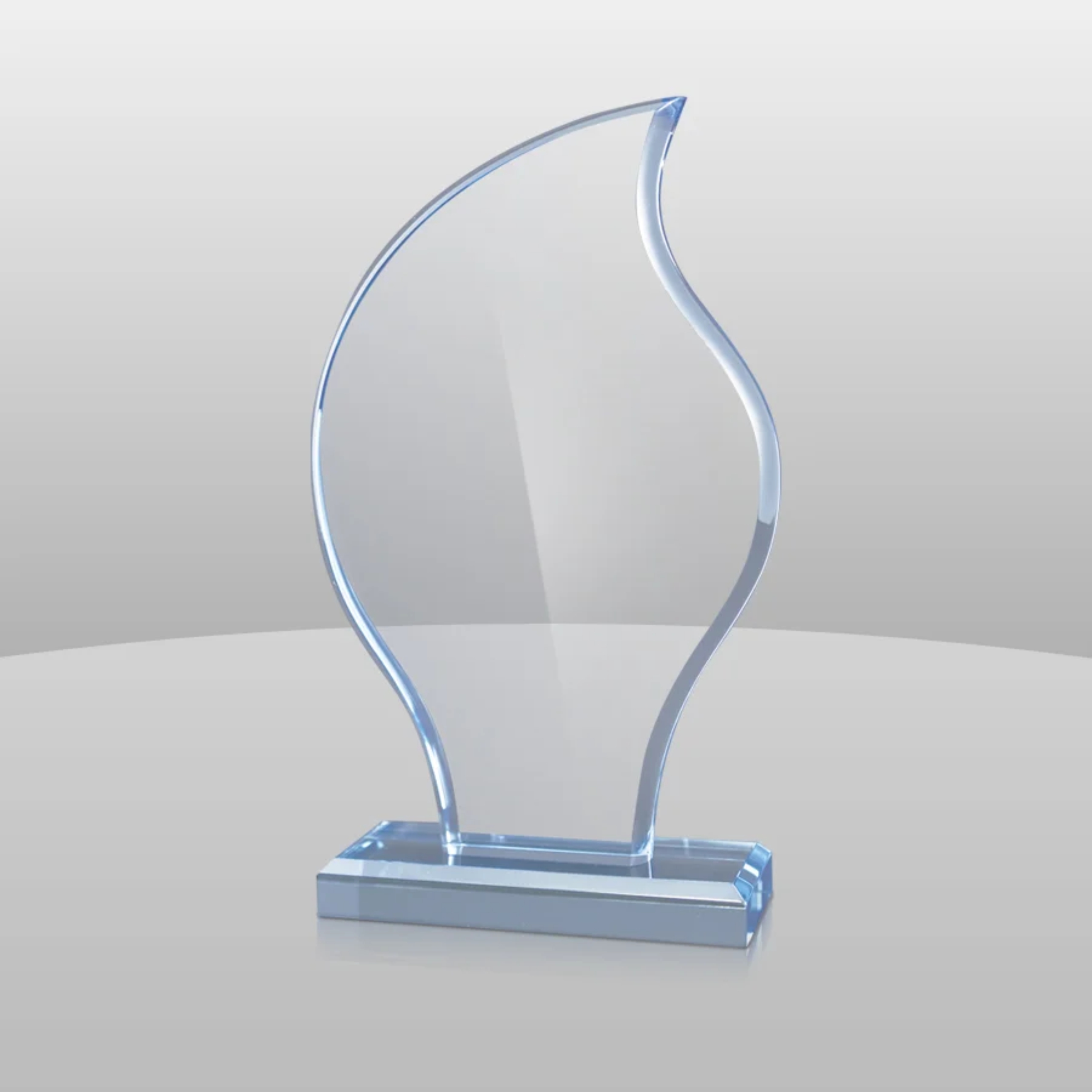 blue flame acrylic award