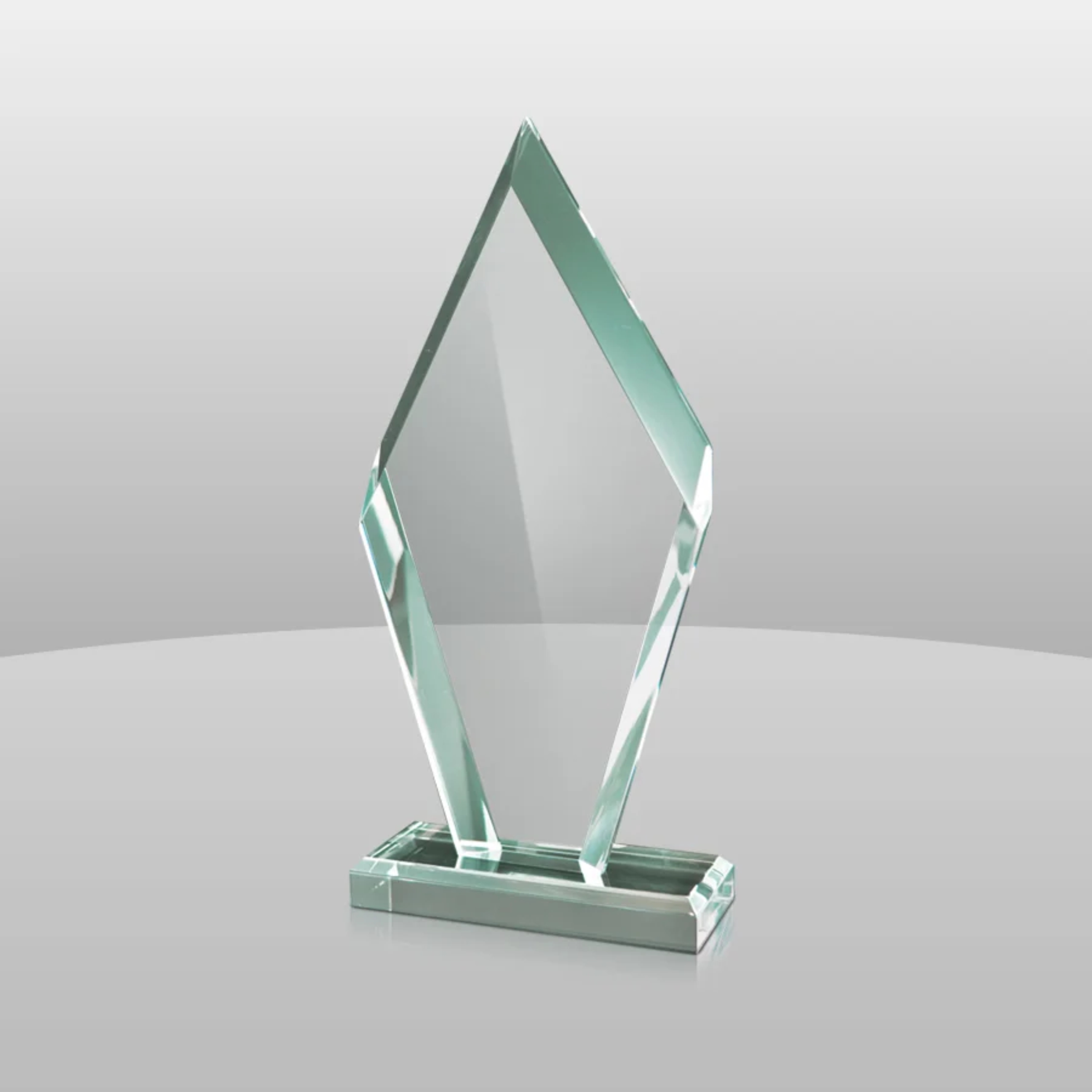 clear bevel arrowhead acrylic award for recognition