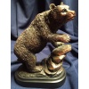 Bronzed Resin Bear