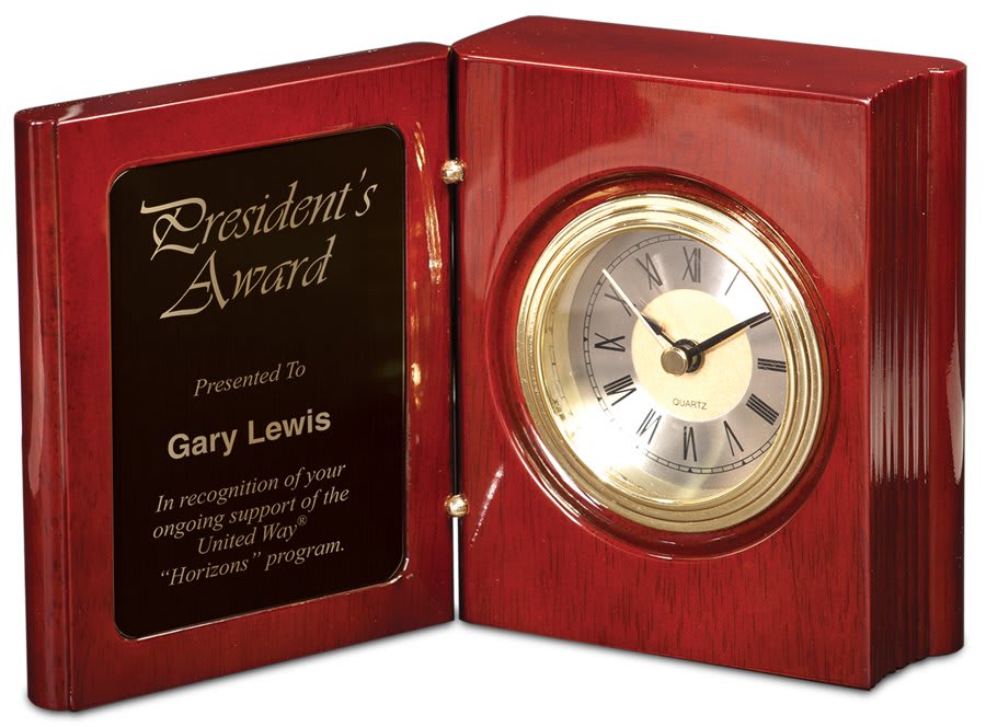 Rosewood Book Clock Award