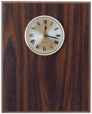 plaque clock