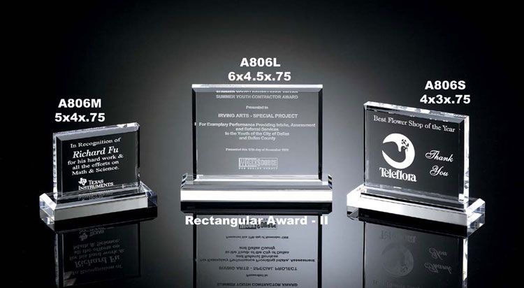 Rectangular Acrylic Awards