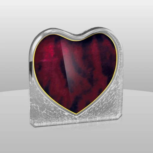 Red Heart Acrylic Award