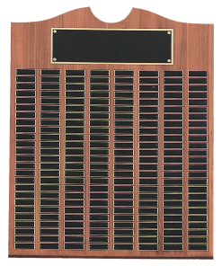 Walnut Team Roster Plaque