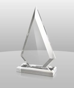 Custom arrowhead acrylic award for recognition