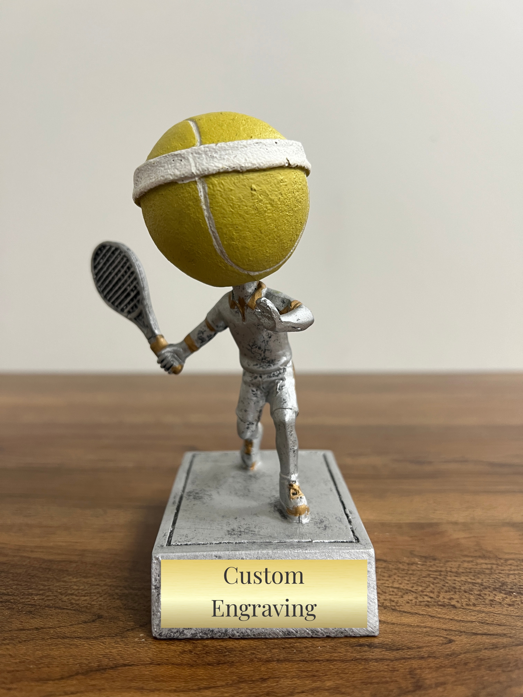 Tennis Bobblehead Trophy