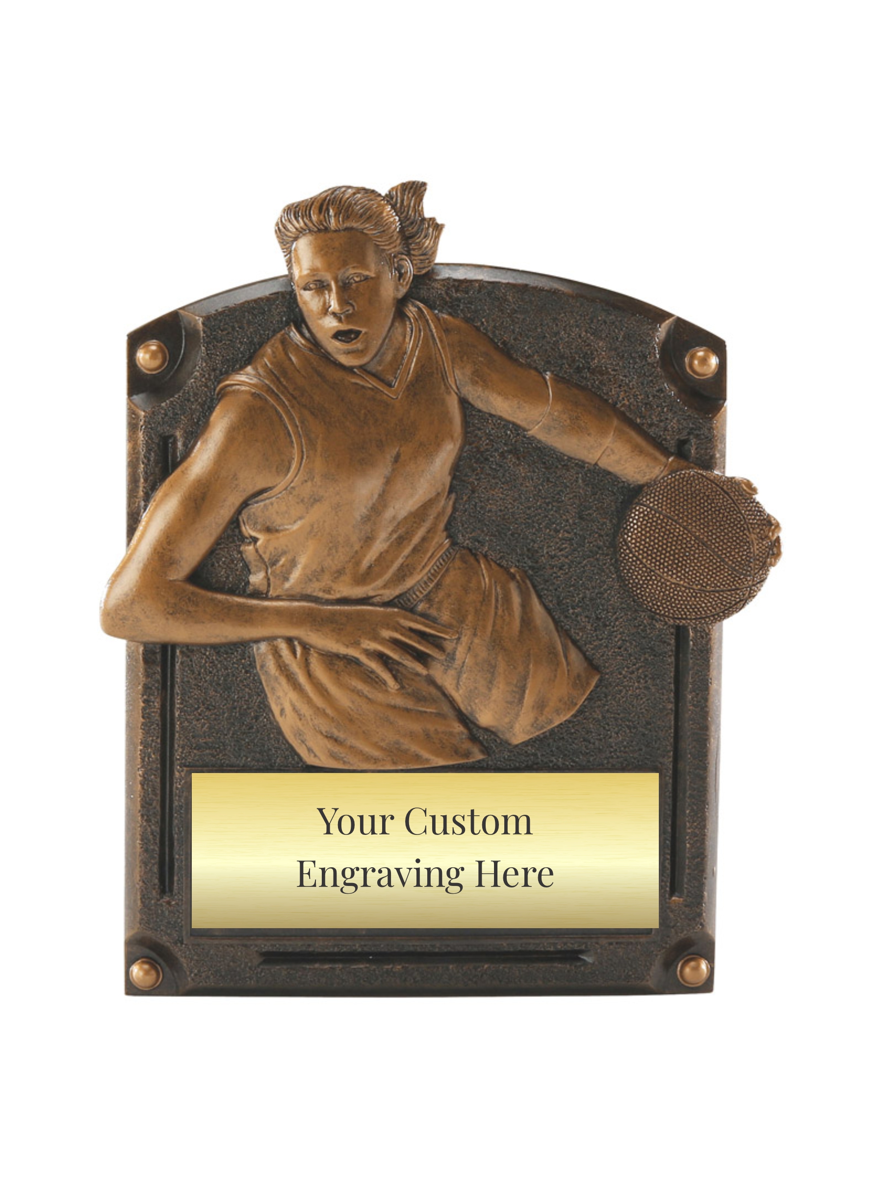 Basketball Legends Plaque Female