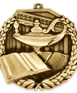 Book and Lamp Medal