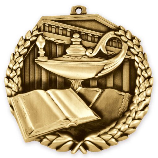 Book and Lamp Medal