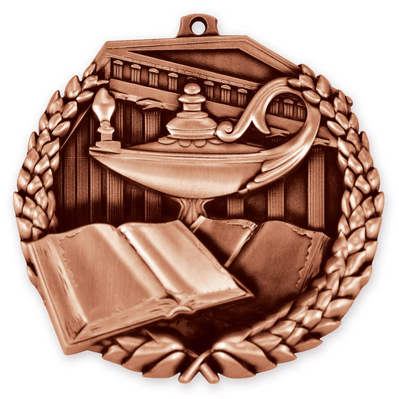 Bronze Book and Lamp Medal