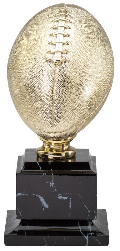 Bright Gold Football Trophy