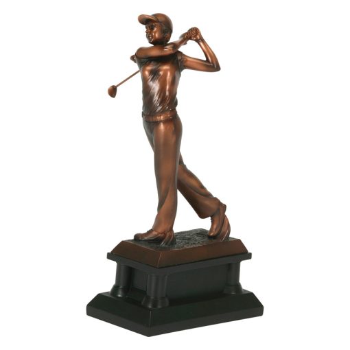 Bronze Golf Resin Female