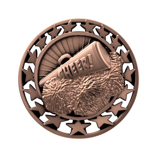 Cheer Star Medal Bronze