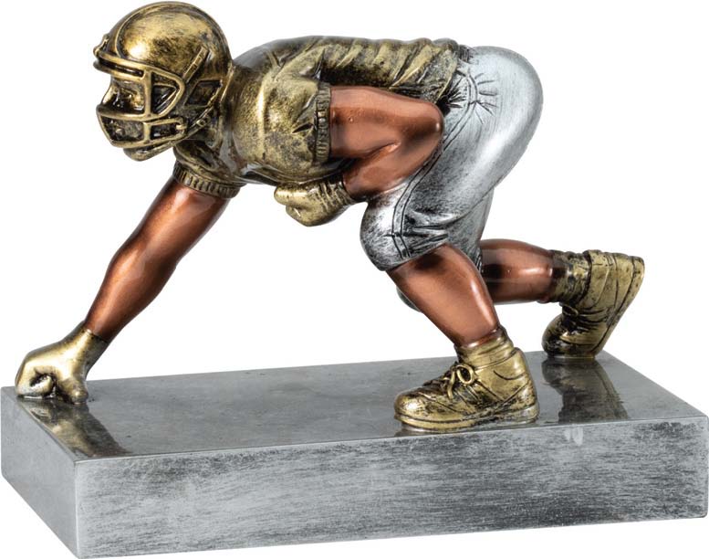 Football Lineman Resin Trophy