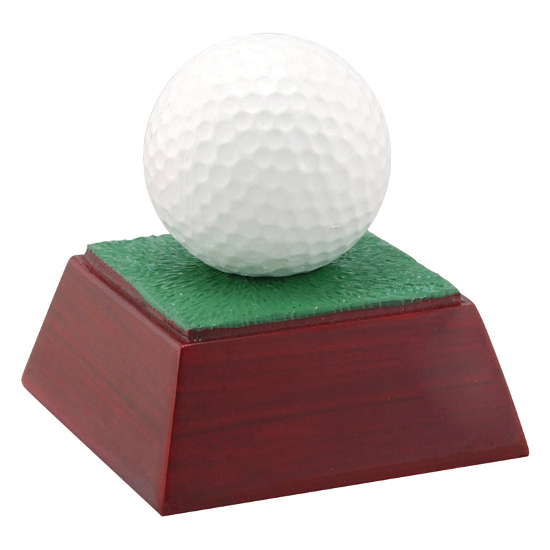 Golf Ball Resin Trophy