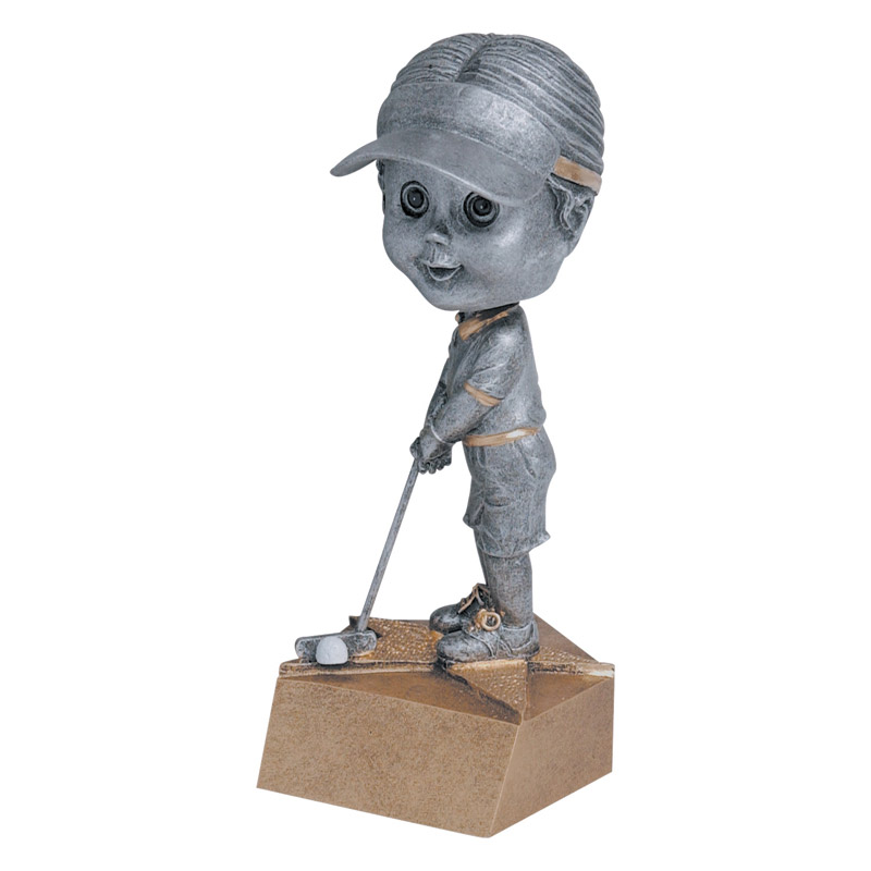 Golf Bobblehead Trophy (Female)