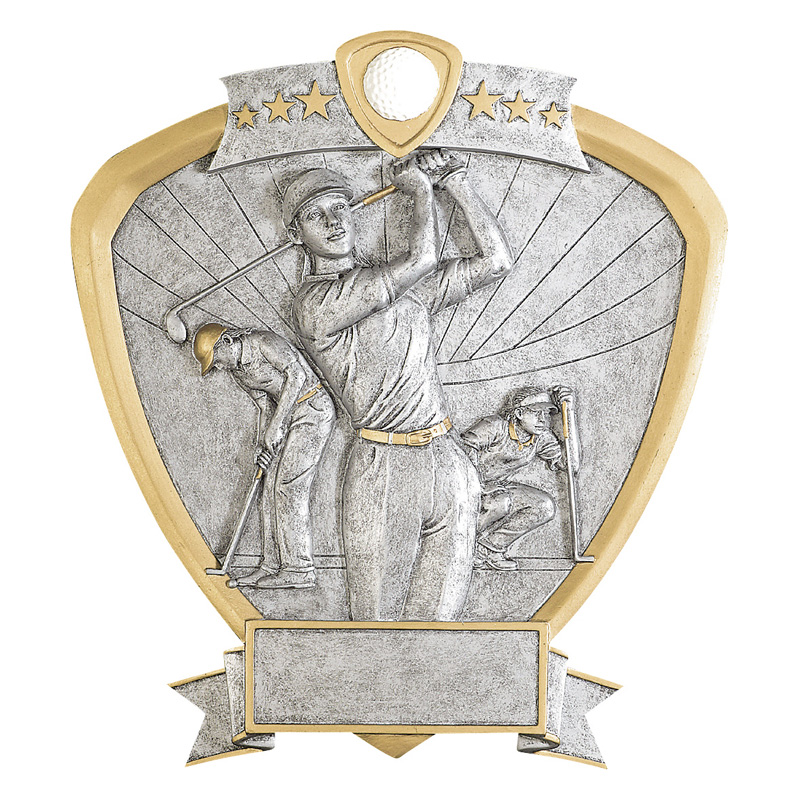 Golf Shield Plaque (Female)