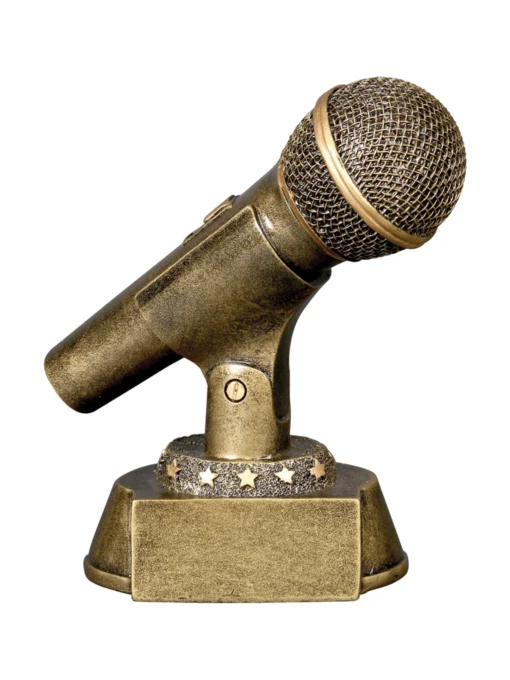 Karaoke Resin Trophy