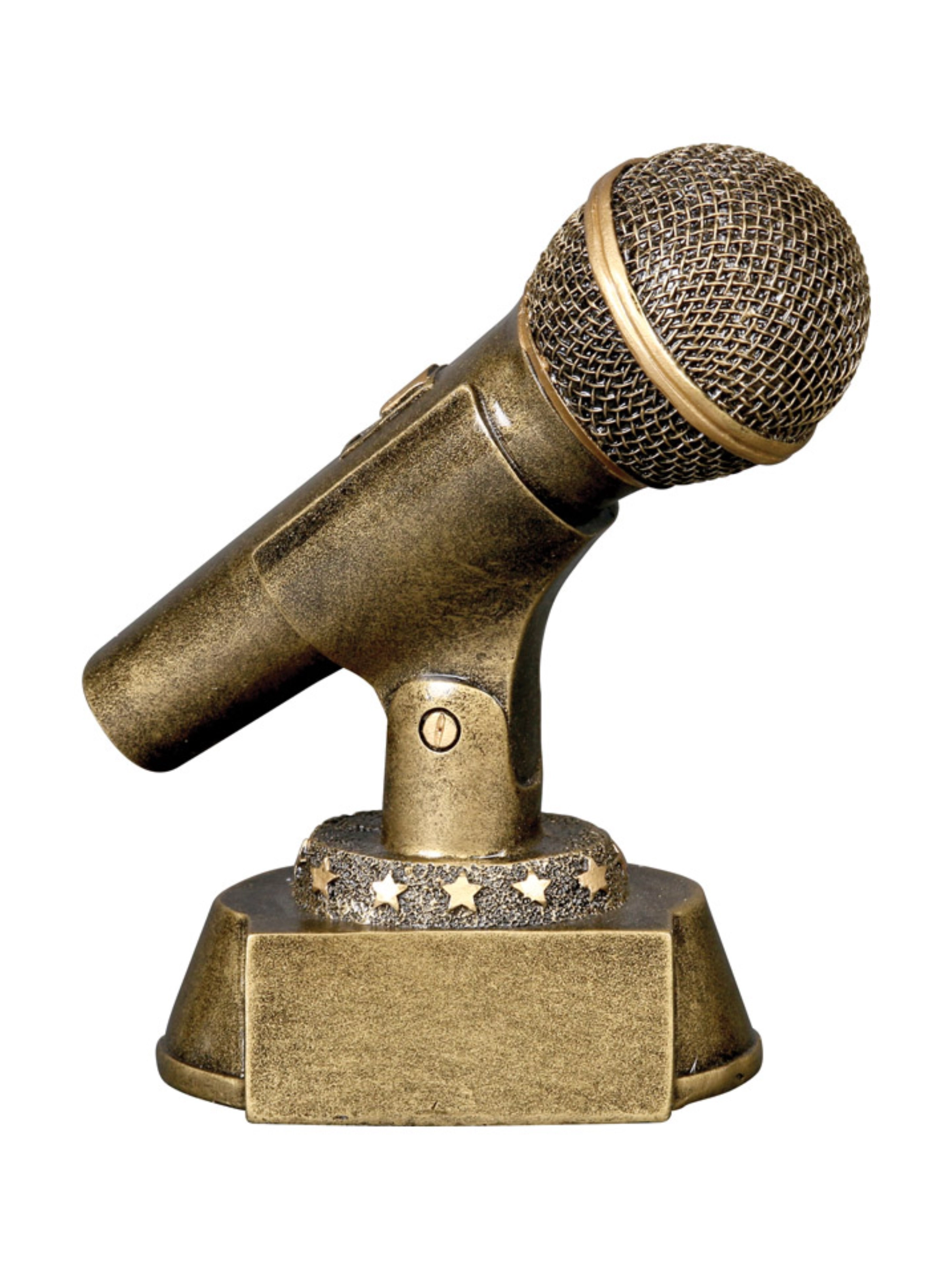 Karaoke Resin Trophy