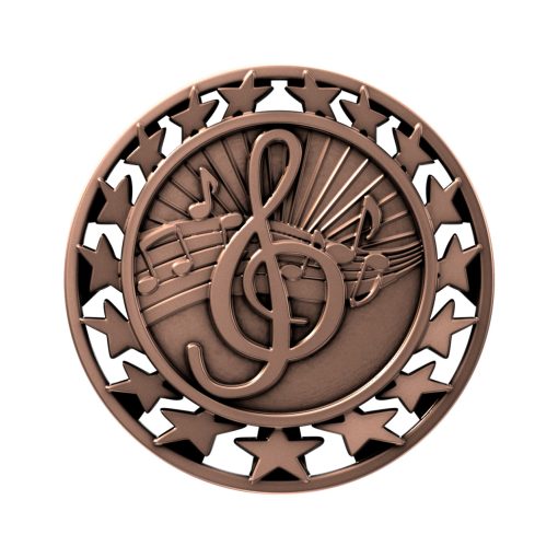 Music Star Medal Bronze