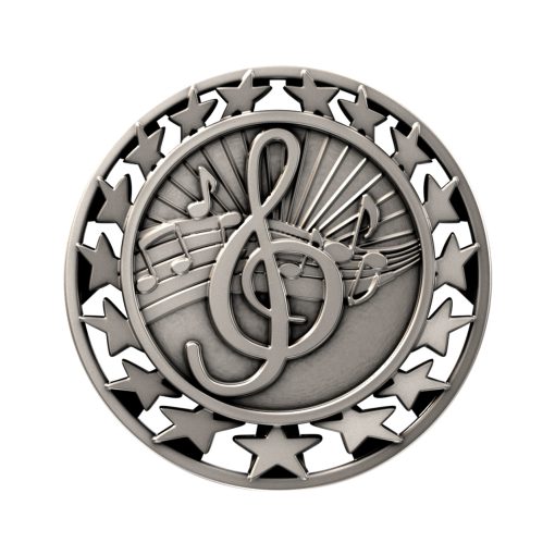 Music Star Medal silver