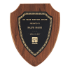 Walnut Shield Plaque