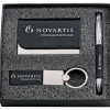 Black Leather Corporate Gift SetBlack Leather Corporate Gift Set