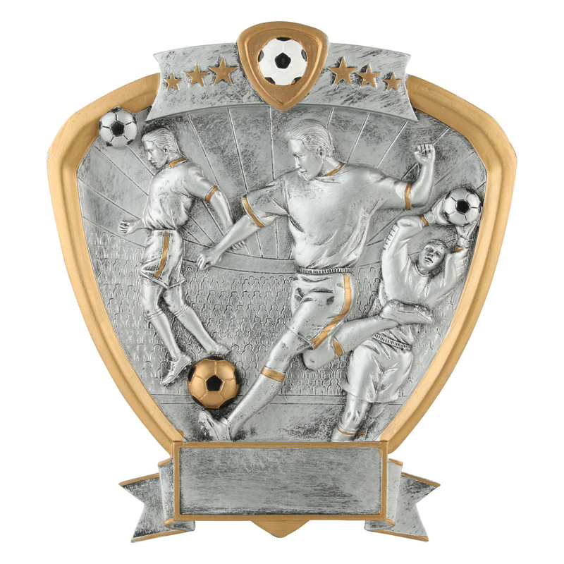 Soccer Shield Plaque (Male)