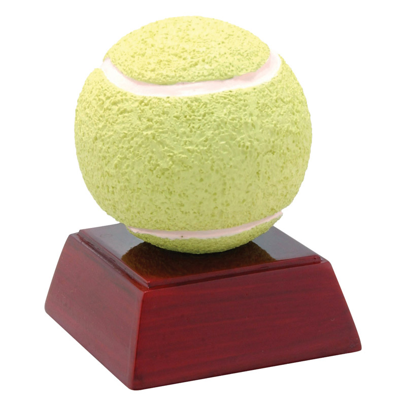 Tennis Ball Resin Trophy