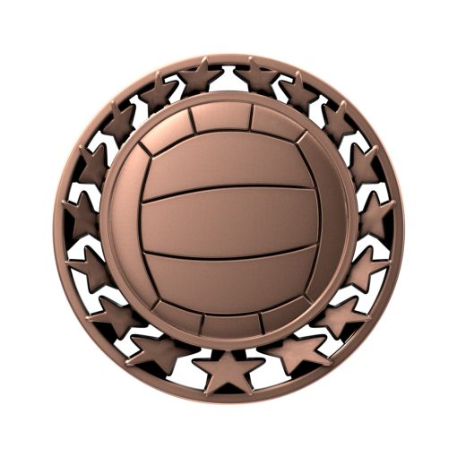 Volleyball Star medal bronze