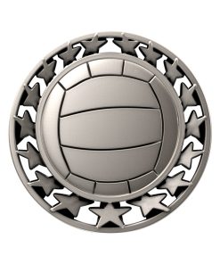 Volleyball Star medal silver