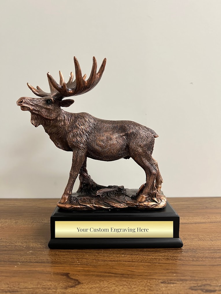 Moose Trophy | Custom Trophy for Wildlife Recognition & Achievement