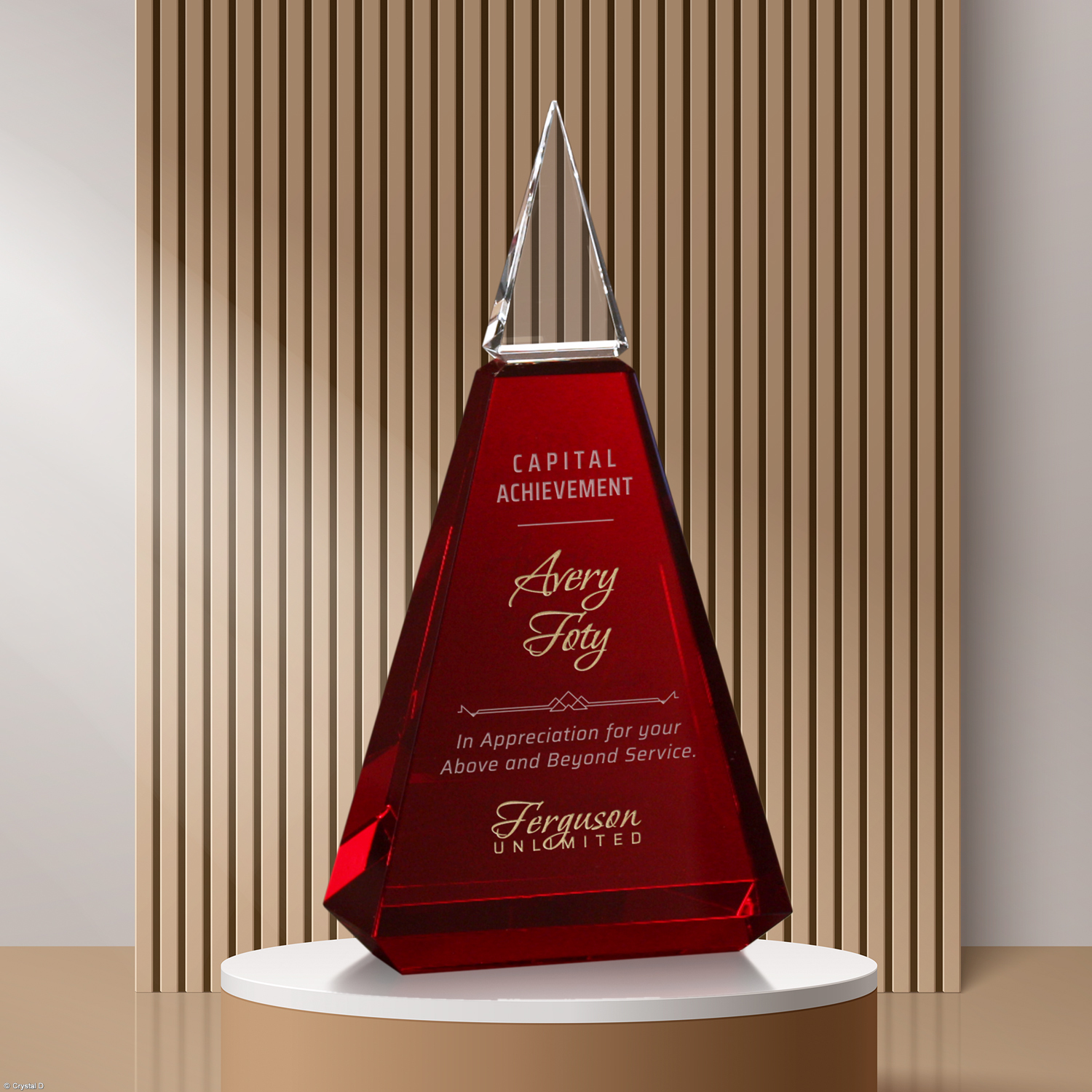 Crystal Giza Pyramid Award