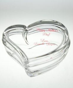 glass heart box