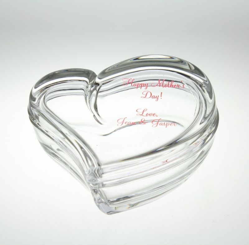 glass heart box