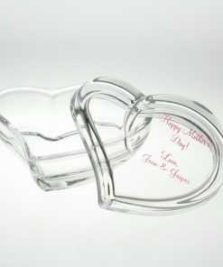 glass heart box