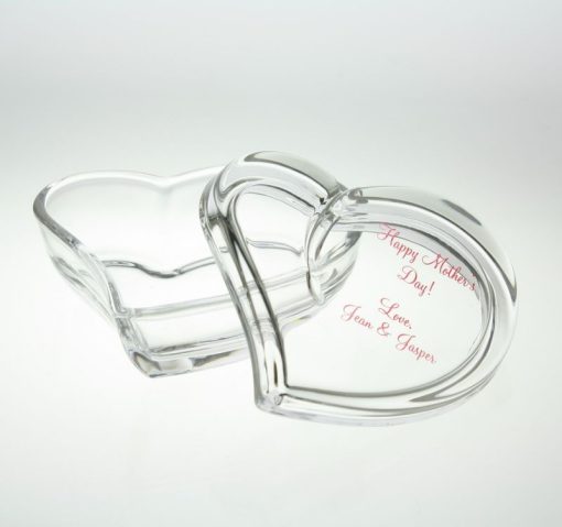 glass heart box