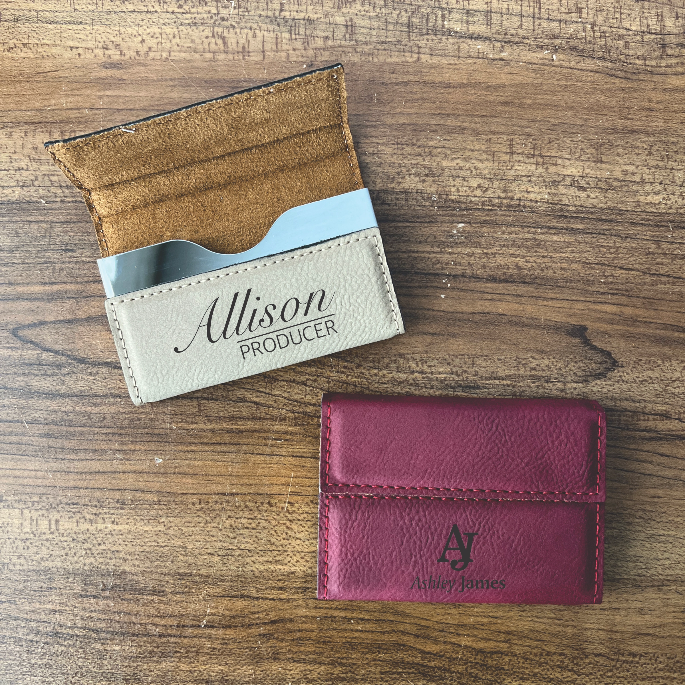 Leather Business Card Holder