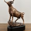 standing bull trophy