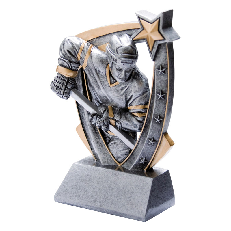 3D Hockey Resin Trophy