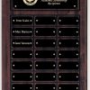 Cherry Finish 24 Plate Perpetual Plaque