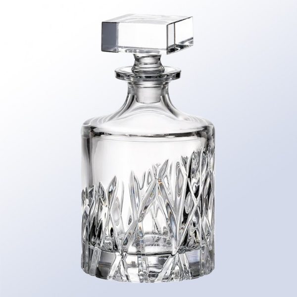 Crystal Wicker Decanter