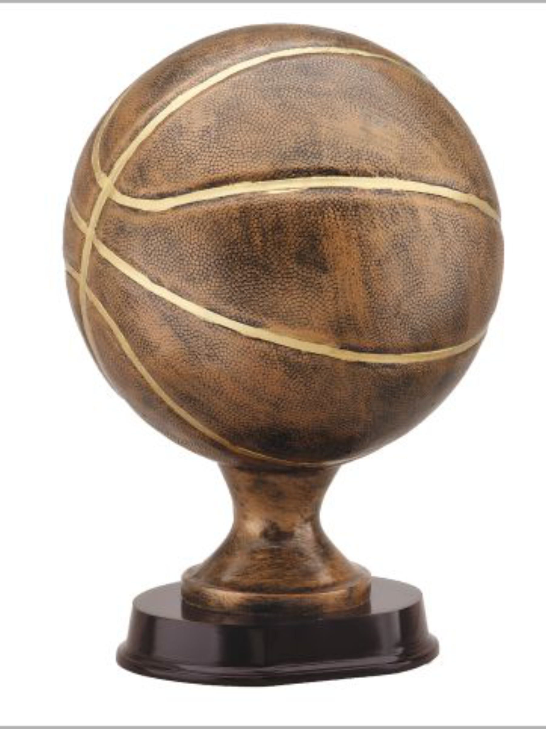 Bronze Basketball Trophy