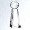 Crystal Tower Soccer Trophy