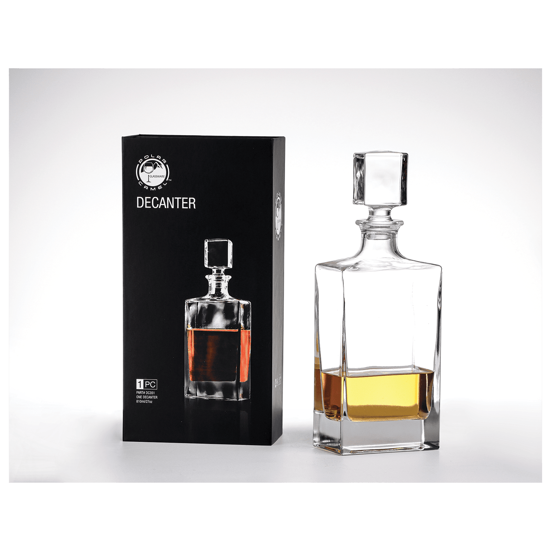 Rectangle Glass Decanter