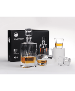 Rectangle Glass Decanter Set