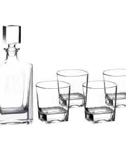 Rectangle Glass Decanter Set